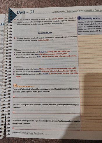 Beden Renk 6. Sınıf Türkçe Ders Defteri