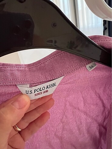 34 Beden mor Renk U.s polo gömlek