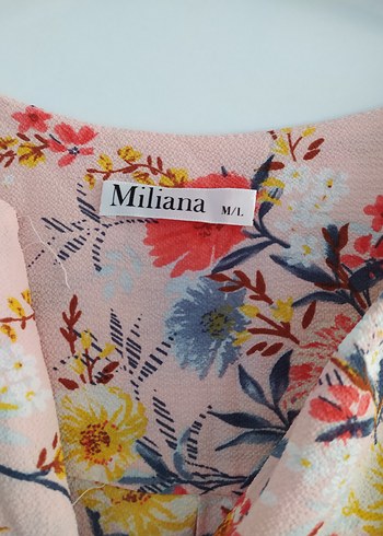 Uzun Kollu Pembe Bohem Uzun Elbise - Görsel 4