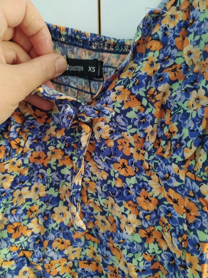 Bohem Çok Renkli Uzun Askılı Elbise - Görsel 4