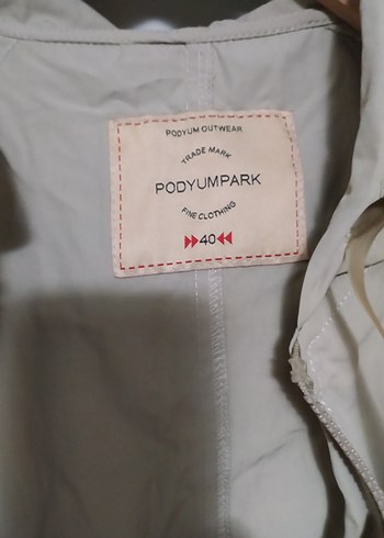 Bej Kapüşonlu Kemerli Kısa Kadın Ceket - Görsel 4