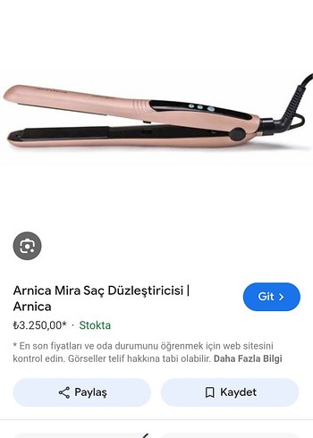 Pembe Arnica Mira Saç Düzleştirici - Görsel 3