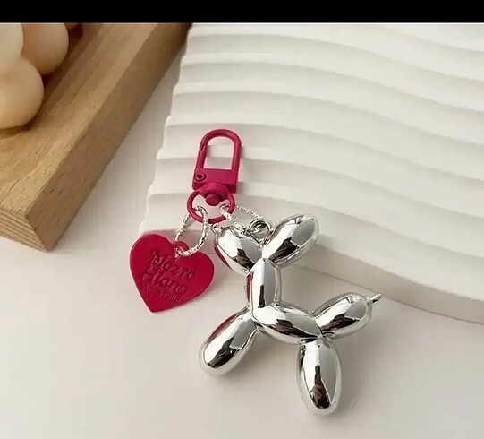 Pandora Pinterest girl balon anahtarlık