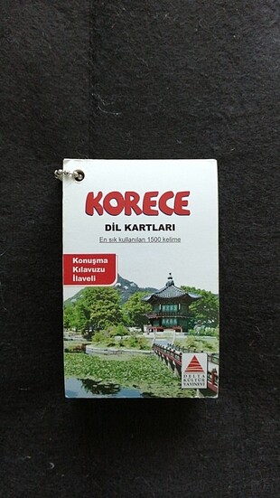 Korece Dil kartı 