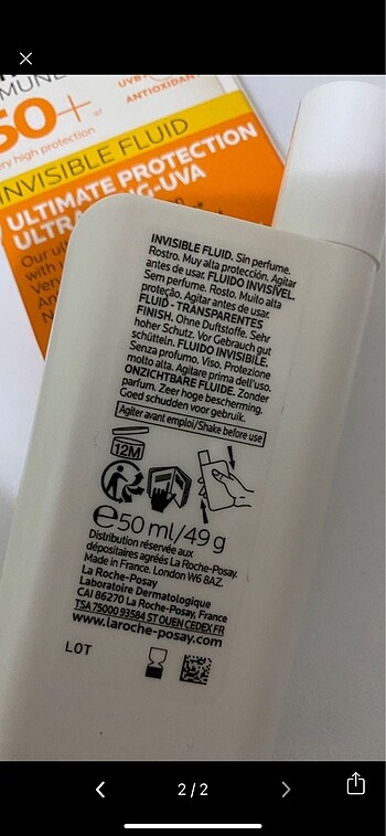 La Roche Posay Güneş kremi