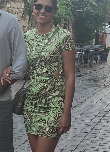 H&M kumaş elbise