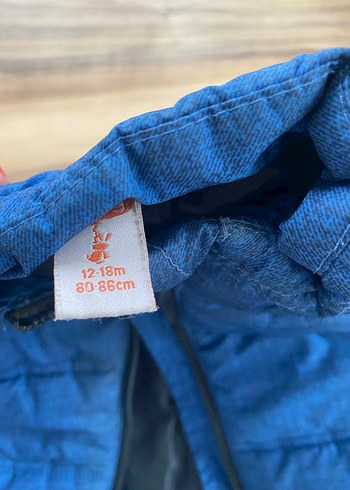 Koton Erkek Çocuk Mavi Denim Fermuarlı Yelek