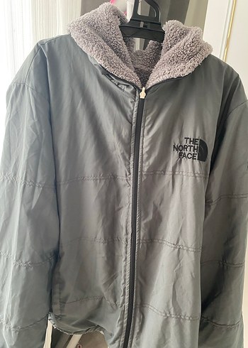 Gri Fermuarlı the north Face Mont - Görsel 2