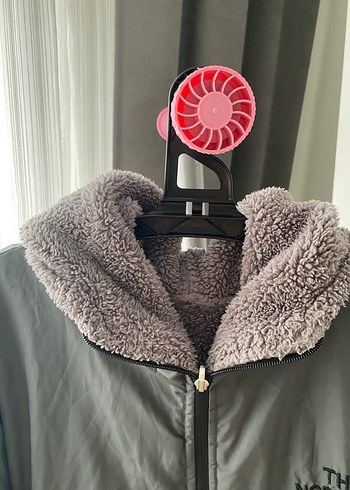 Gri Fermuarlı the north Face Mont - Görsel 5