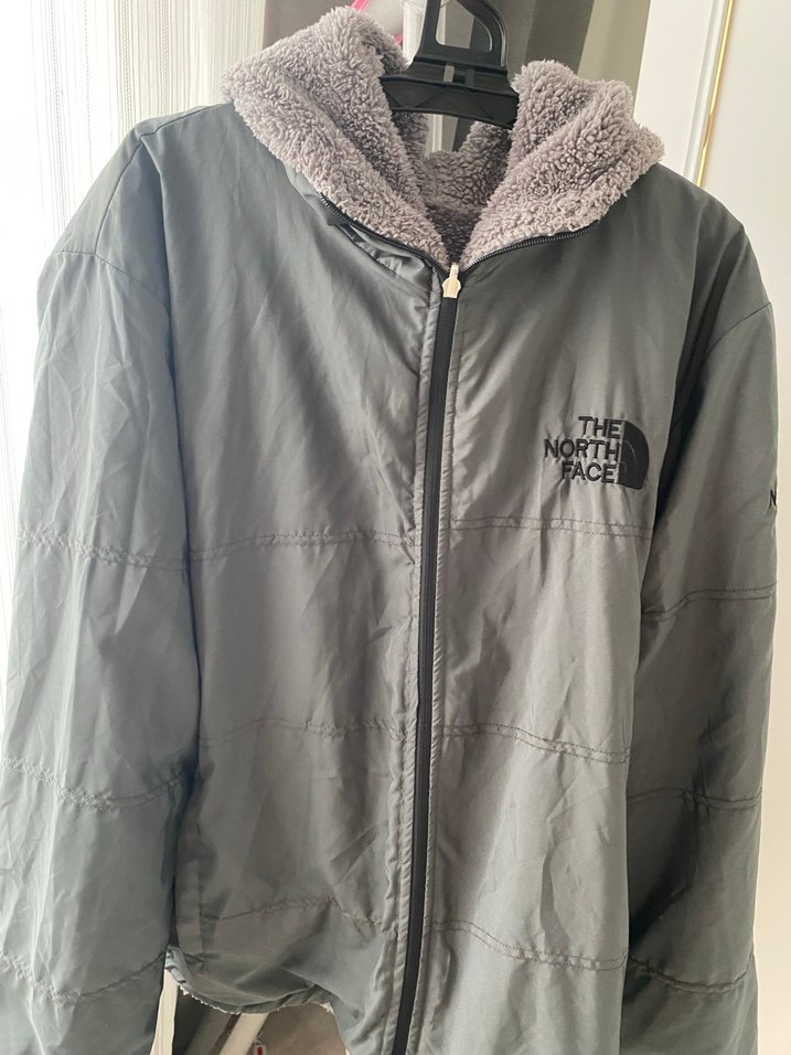 Gri Fermuarlı the north Face Mont - Görsel 2