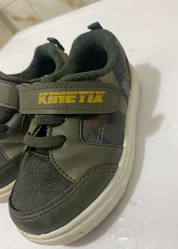 Kinetix Erkek Çocuk Haki Kamuflaj Sneakers