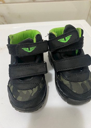 Koyu Yeşil Kamuflaj Erkek Botlar Velcro