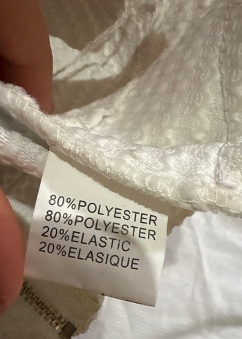 Beyaz Minicrop - Görsel 3