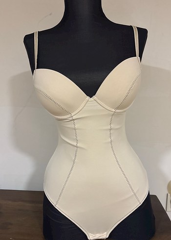 Beyaz Midi Kadın Body