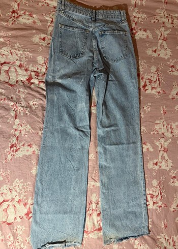 Zara Yırtık Yüksek Bel Kot Pantolon - Görsel 2