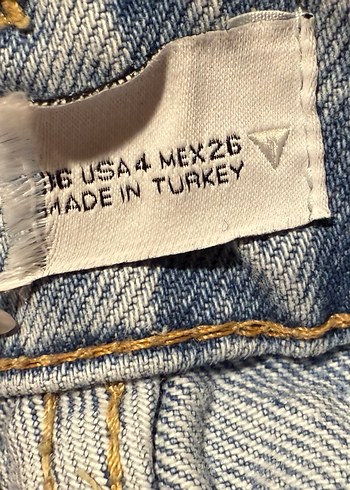 Zara Yırtık Yüksek Bel Kot Pantolon - Görsel 4