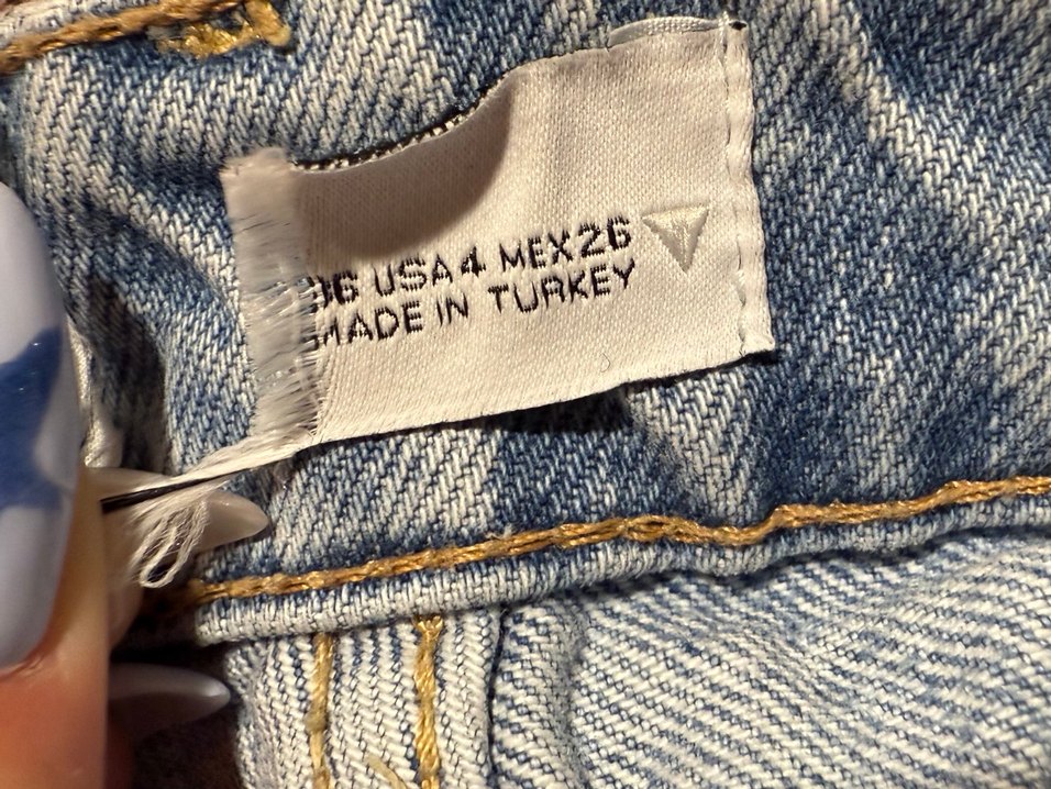 Zara Yırtık Yüksek Bel Kot Pantolon - Görsel 4