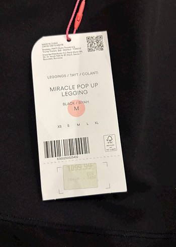 Siyah Midi Spor Kadın Tayt - Görsel 2