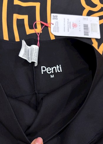 Siyah Midi Spor Kadın Tayt - Görsel 3