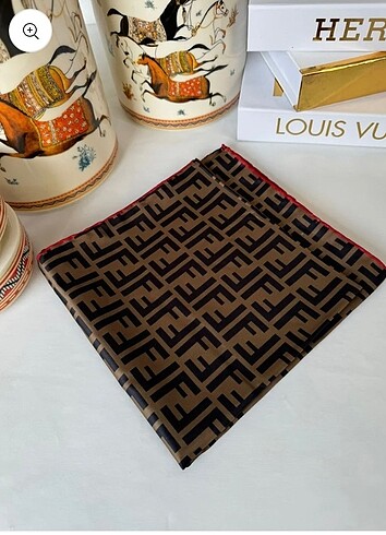Fendi twill eşarp