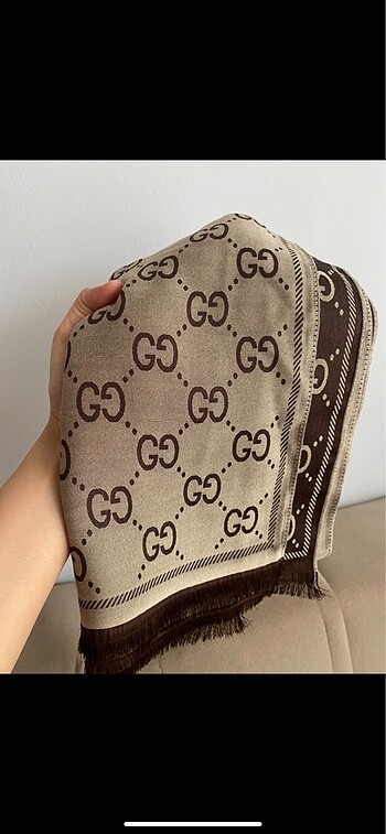 Gucci kaşmir ipek şal