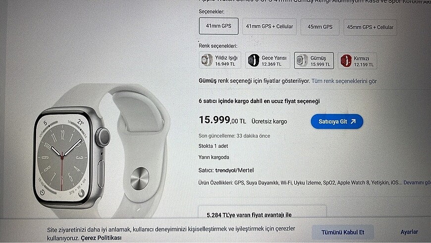 Apple Watch Sıfır Apple Watch