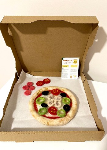 Diğer Keçe Pizza Oyuncak seti