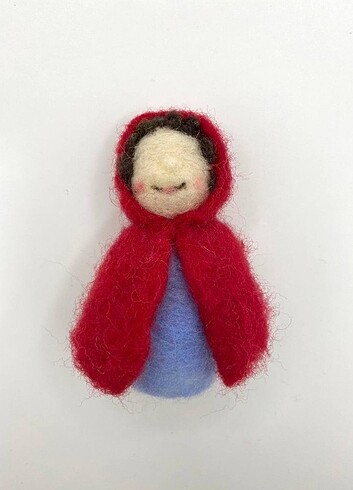 Kırmızı Başlıklı Kız Parmak kukla - Görsel 4