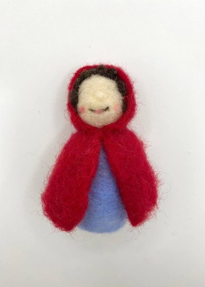 Kırmızı Başlıklı Kız Parmak kukla - Görsel 4