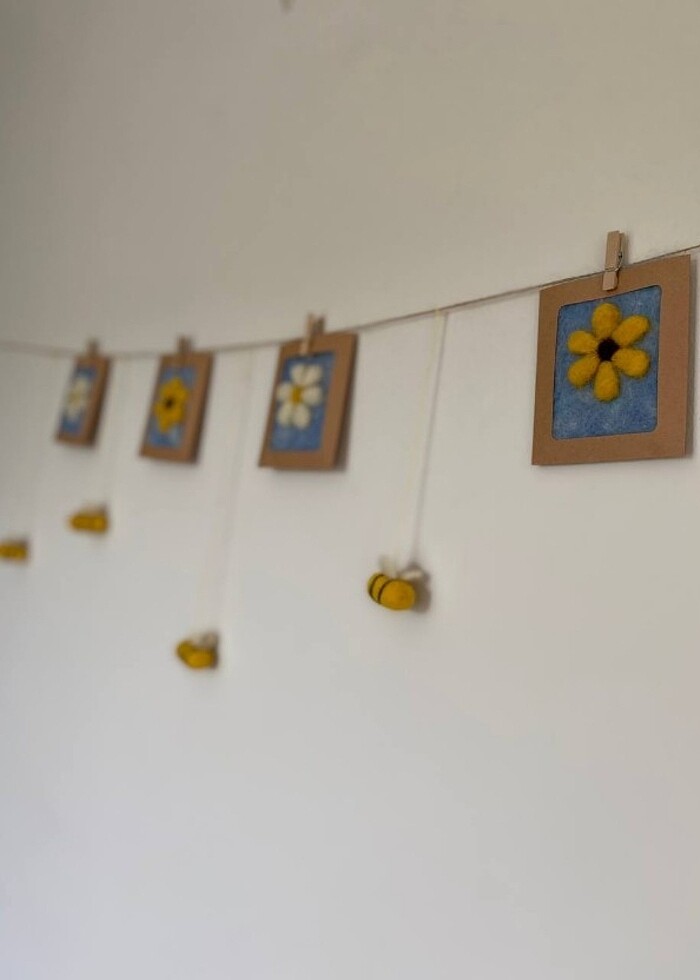 Çiçekli flama/banner - Görsel 5