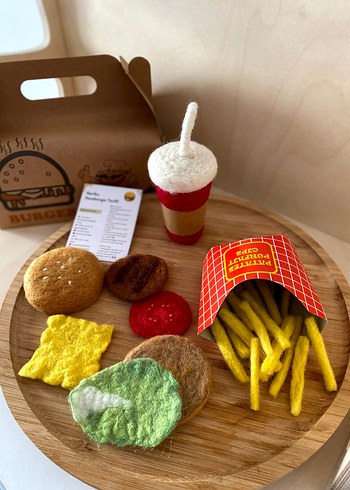 Oyuncak Hamburger Seti