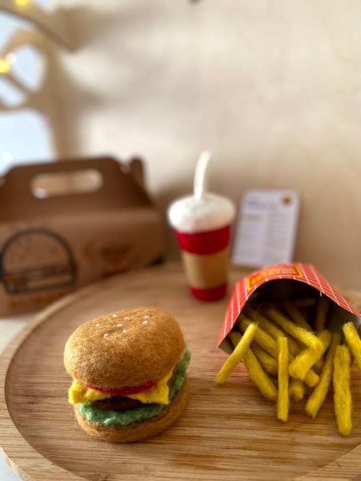 Oyuncak Hamburger Seti - Görsel 3