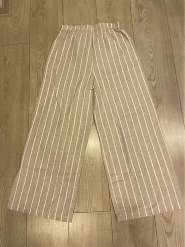 Vintage Love Belden bağlamalı kumaş pantolon