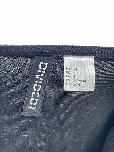 xs Beden siyah Renk H&M Mini Üst %70 İndirimli.