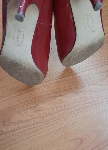 41 Beden bordo Renk Kadin #Ayakkabi #stiletto #topuklu