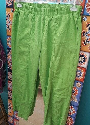 Fıstık yeşili pantalon