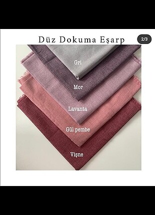Düz dokuma eşarp 