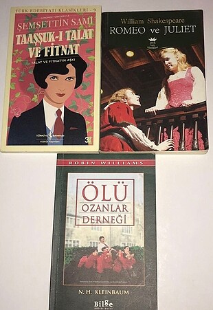 3lü kitap Ölü Ozanlar Derneği, Romeo ve juliet, Taaşşuk-i talat 