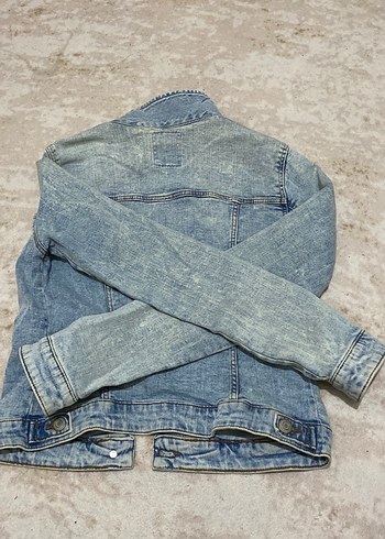 Kadın Gri Denim Ceket - Görsel 10