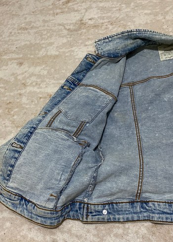 Kadın Gri Denim Ceket - Görsel 7