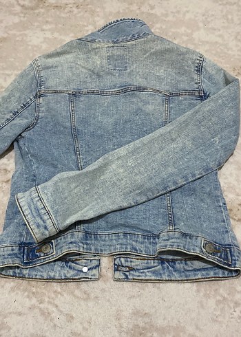 Kadın Gri Denim Ceket - Görsel 9