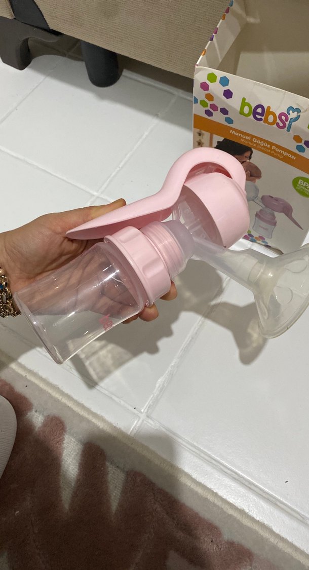Bebsi Pembe Manuel Göğüs Pompası - Görsel 4