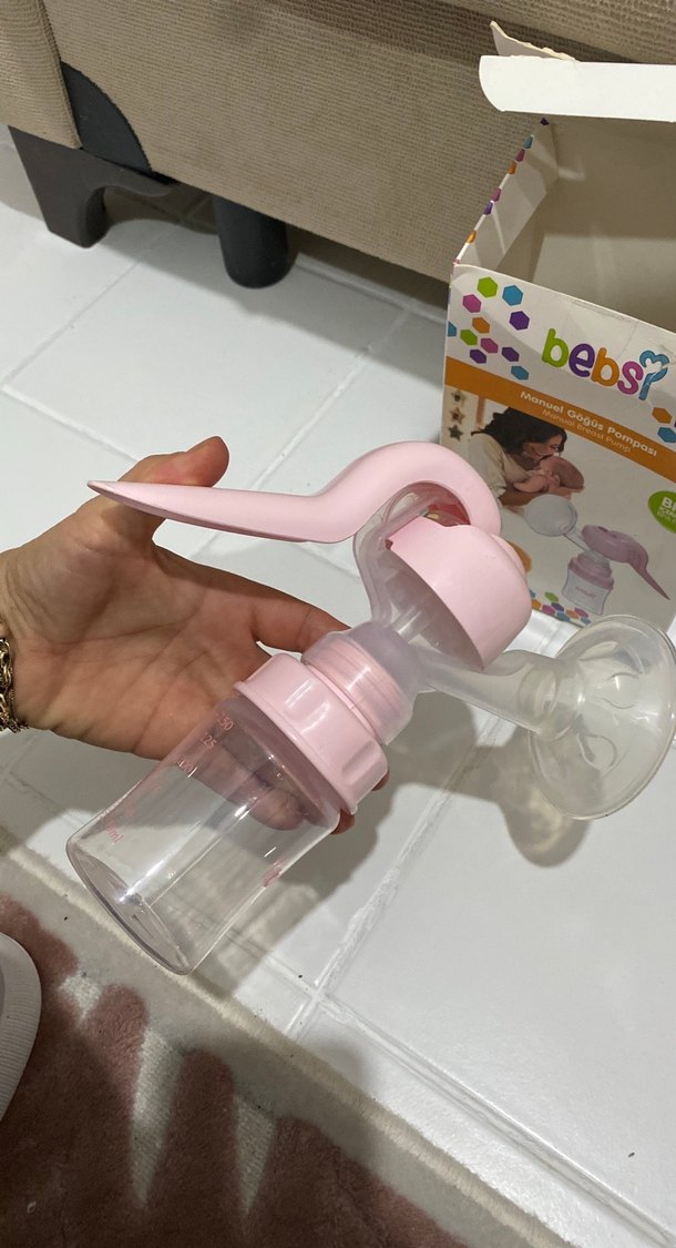 Bebsi Pembe Manuel Göğüs Pompası - Görsel 3