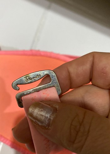 Pembe Strappy Kadın Bikini Üstü - Görsel 5