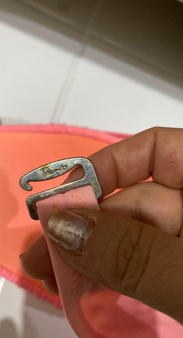 Pembe Strappy Kadın Bikini Üstü - Görsel 5