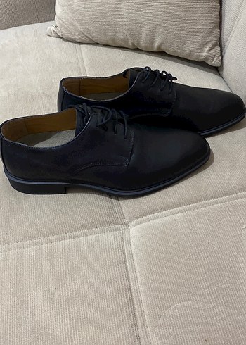 Erkek Siyah Deri Klasik Ofis Ayakkabısı - Görsel 3