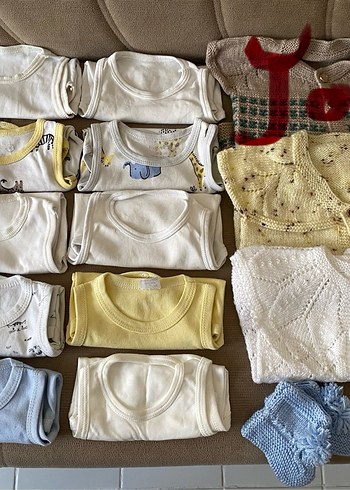 Bebek Erkek Çok Renkli Uzun Kollu Triko Tulumu - Görsel 4