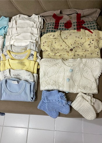 Bebek Erkek Çok Renkli Uzun Kollu Triko Tulumu - Görsel 7