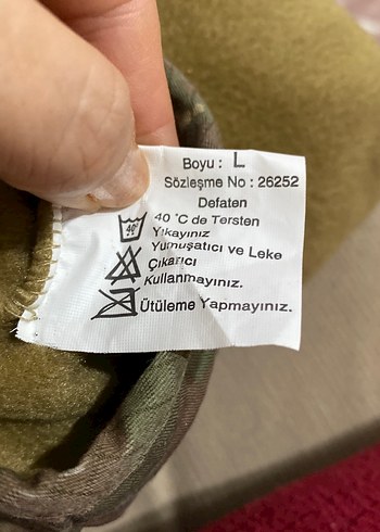 Kamuflaj Desenli Erkek Eldiven - Görsel 9