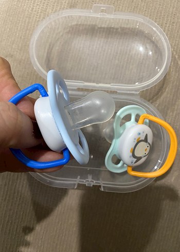 Pastel Mavi Biberon Emziği Seti - Görsel 3